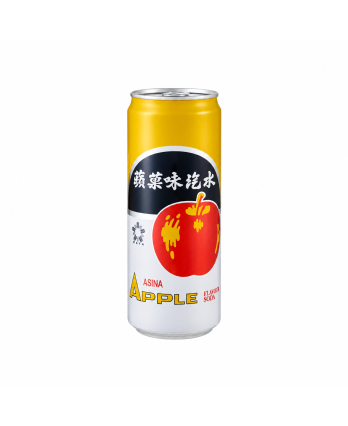 Asina Brand Apple Soda 325ml x 24 cans  Asina 苹果味汽水